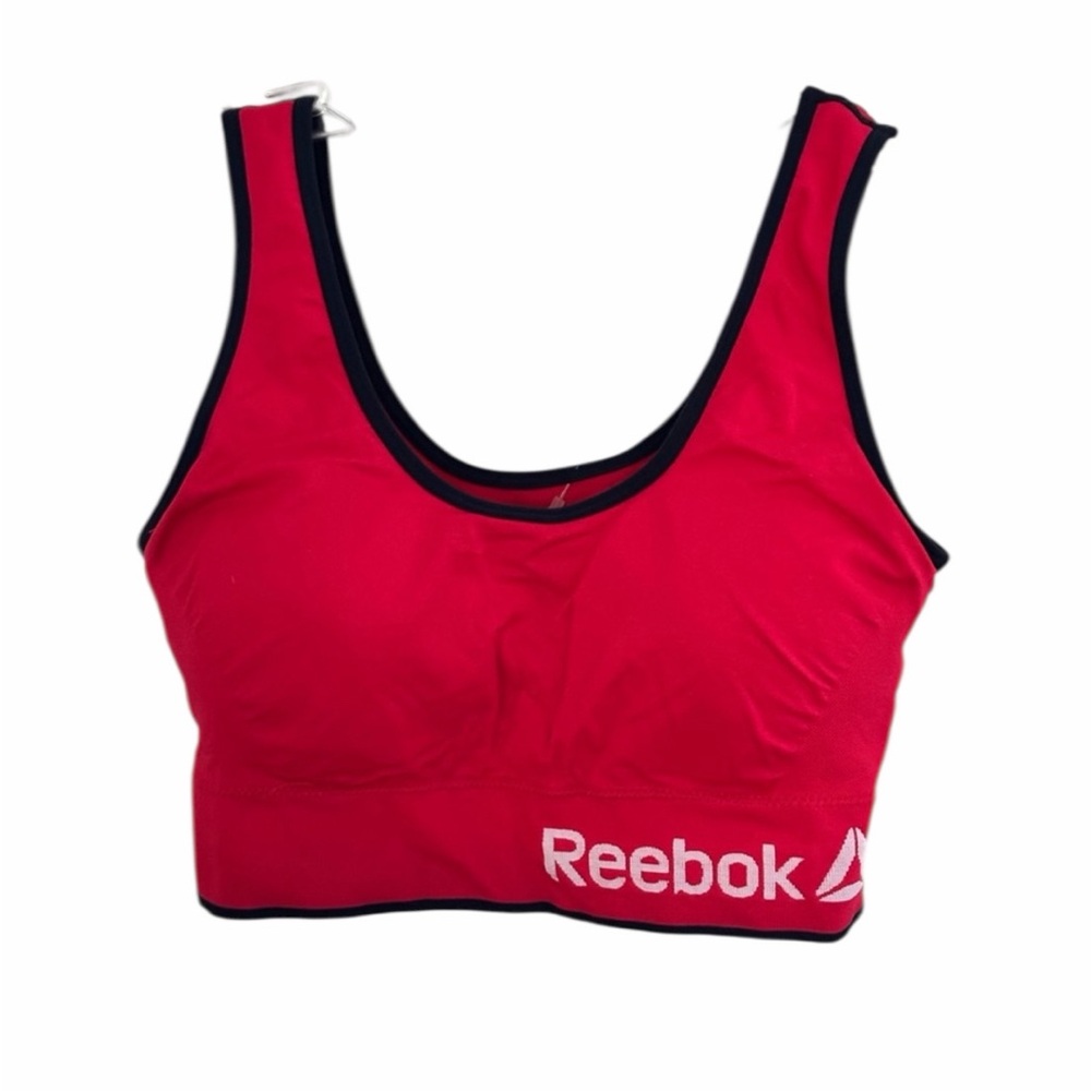 Reebok Women’s Sports Bra - Size Medium - New Without Tags - Color: Red/Black